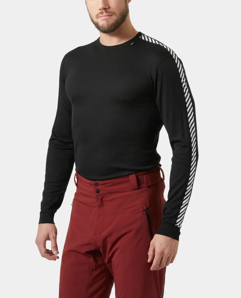 HELLY HANSEN Black Long Sleeve Thermal Base Layer Top XS A010995